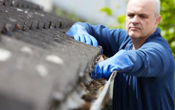 cleaning and inspecting Llan Ffestiniog roofs